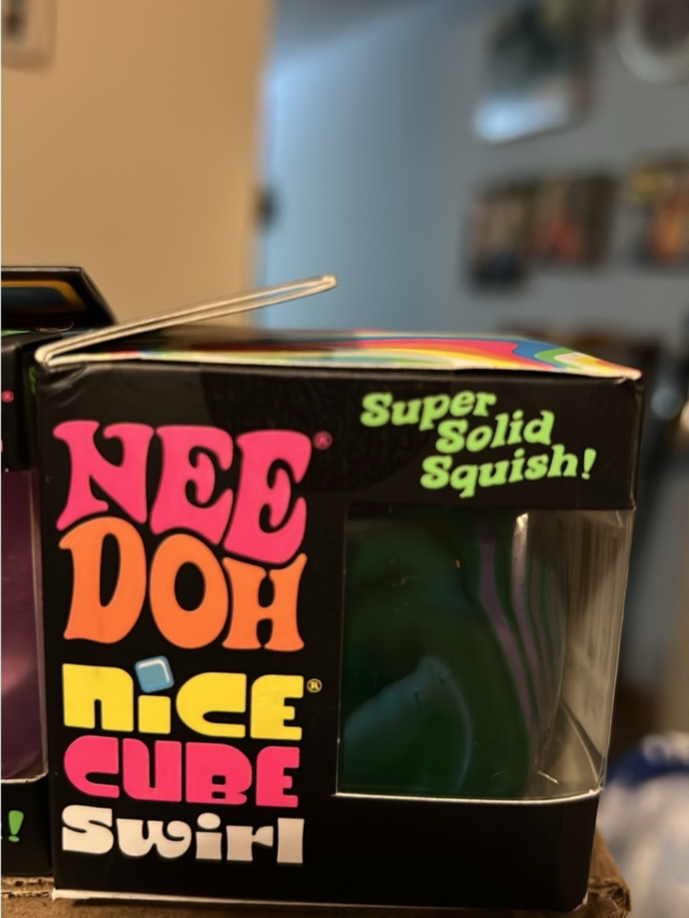 NeeDoh Nice Cube Swirl Kids Toy - Green